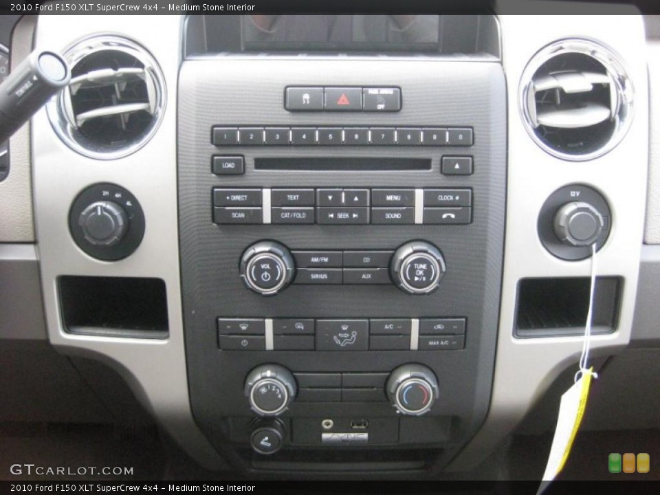 Medium Stone Interior Controls for the 2010 Ford F150 XLT SuperCrew 4x4 #39940274