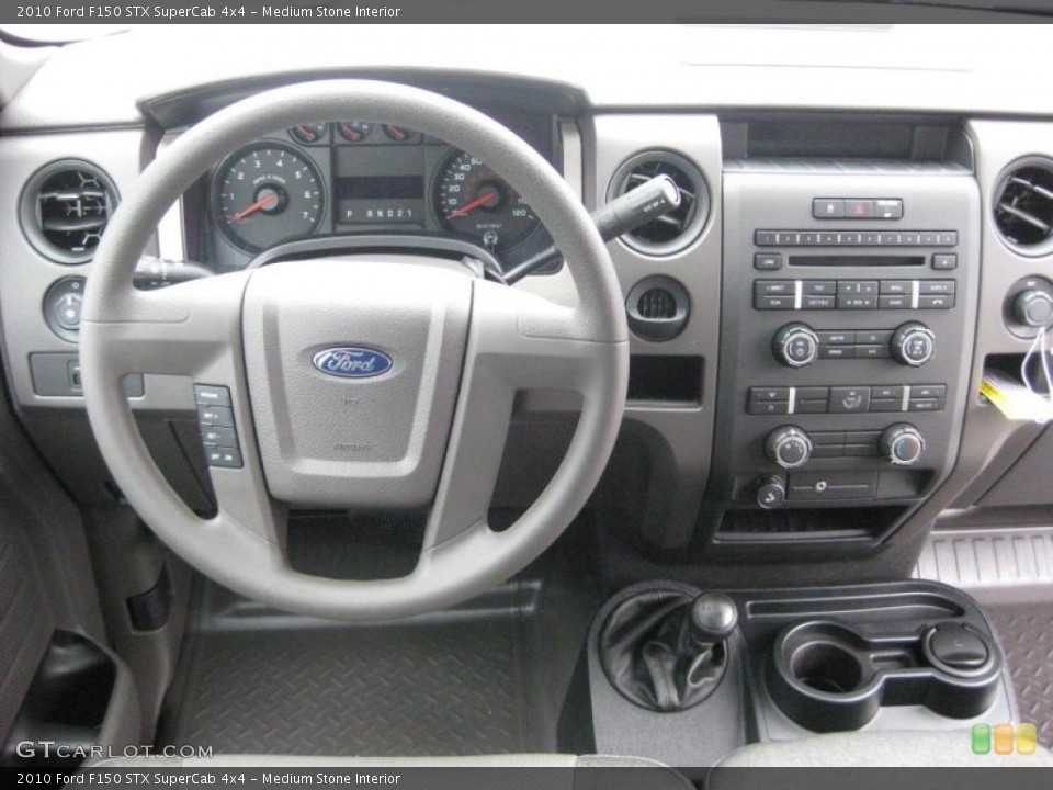 Medium Stone Interior Dashboard for the 2010 Ford F150 STX SuperCab 4x4 #39940550