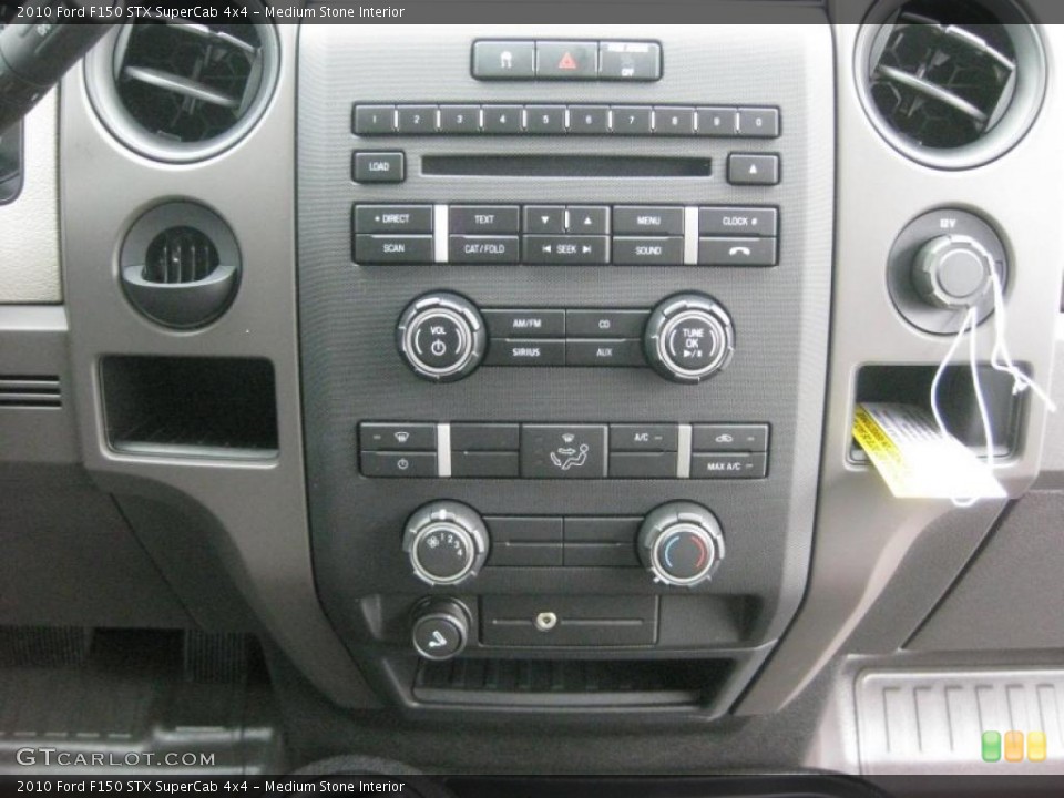 Medium Stone Interior Controls for the 2010 Ford F150 STX SuperCab 4x4 #39940566