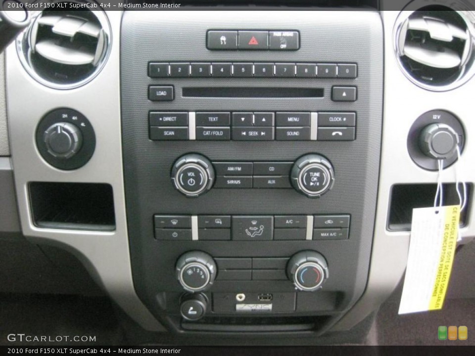 Medium Stone Interior Controls for the 2010 Ford F150 XLT SuperCab 4x4 #39940822