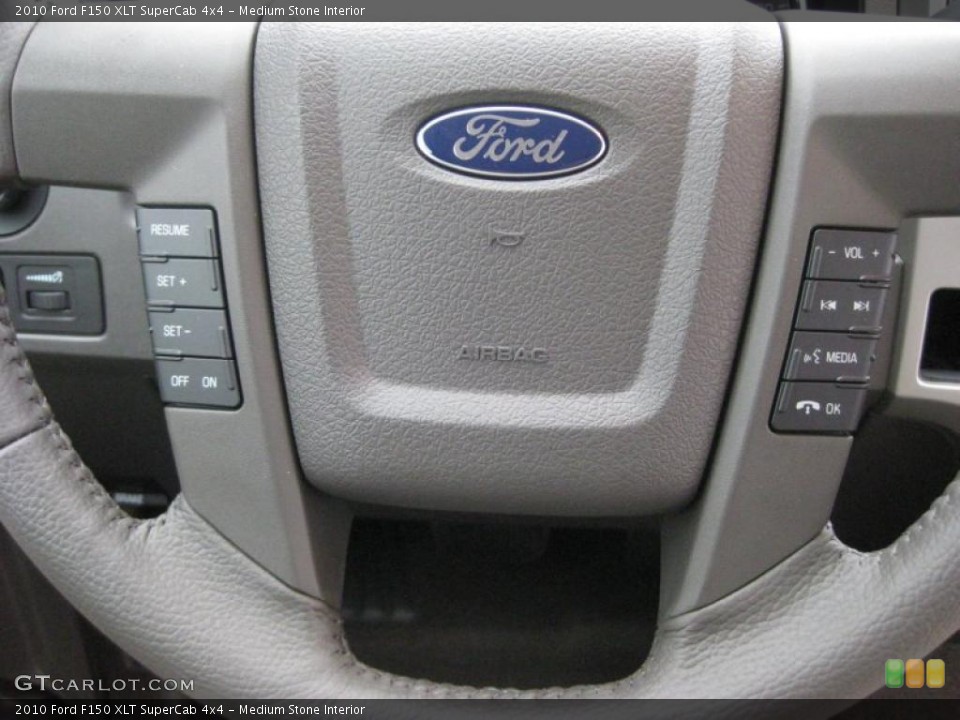Medium Stone Interior Controls for the 2010 Ford F150 XLT SuperCab 4x4 #39940830