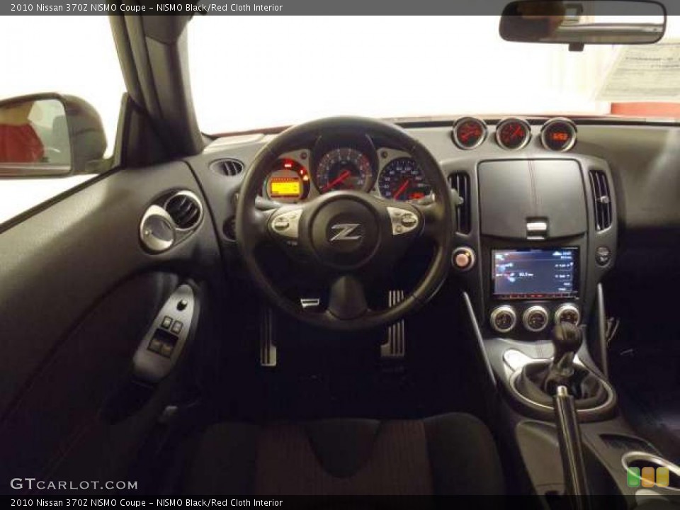 NISMO Black/Red Cloth Interior Dashboard for the 2010 Nissan 370Z NISMO Coupe #39944362