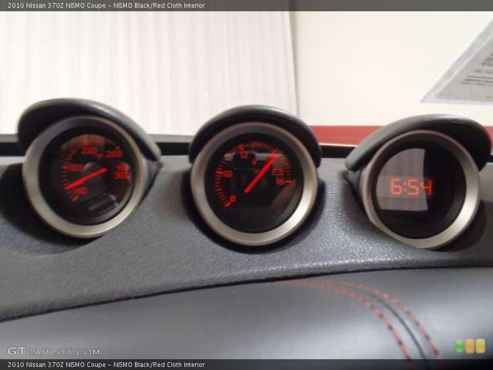 NISMO Black/Red Cloth Interior Gauges for the 2010 Nissan 370Z NISMO Coupe #39944394
