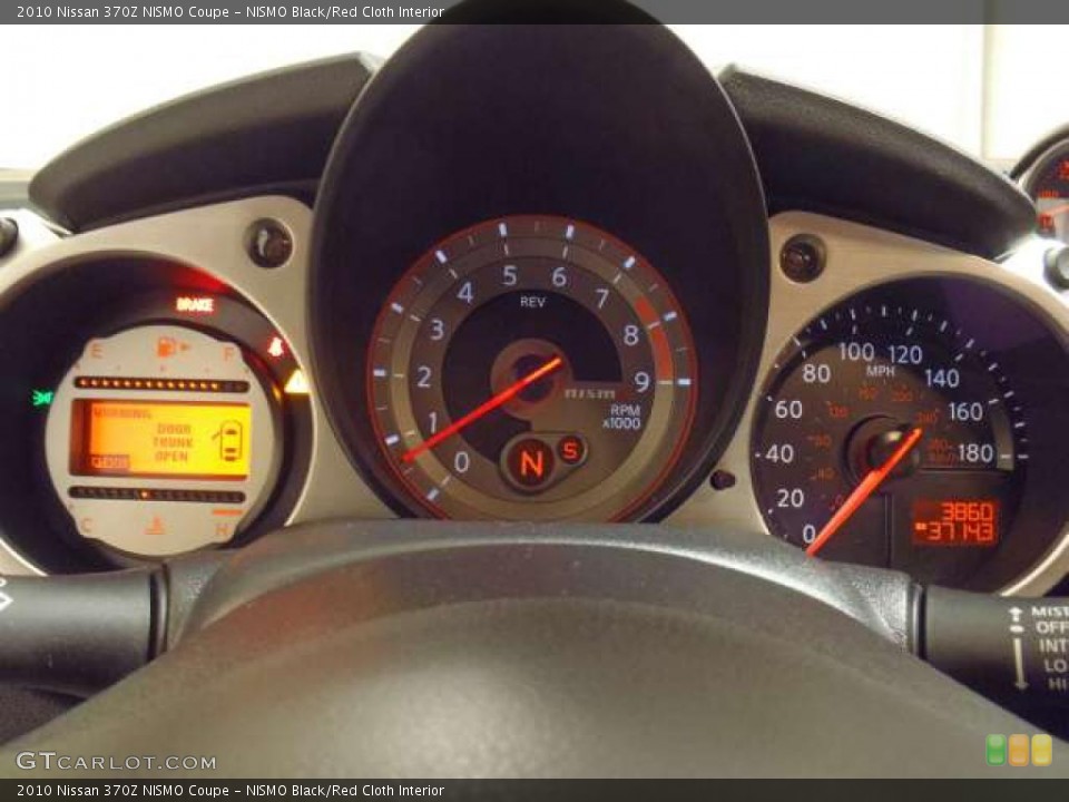 NISMO Black/Red Cloth Interior Gauges for the 2010 Nissan 370Z NISMO Coupe #39944410