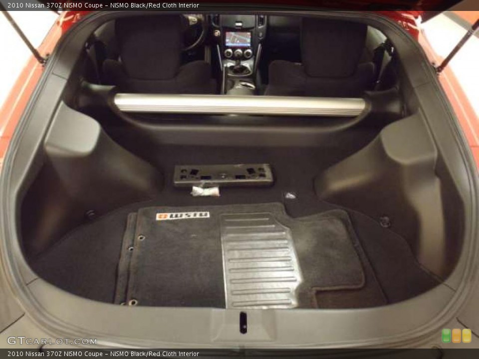 NISMO Black/Red Cloth Interior Trunk for the 2010 Nissan 370Z NISMO Coupe #39944439