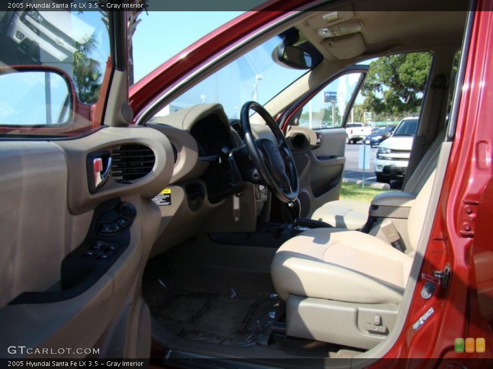 Gray Interior Photo for the 2005 Hyundai Santa Fe LX 3.5 #39947226