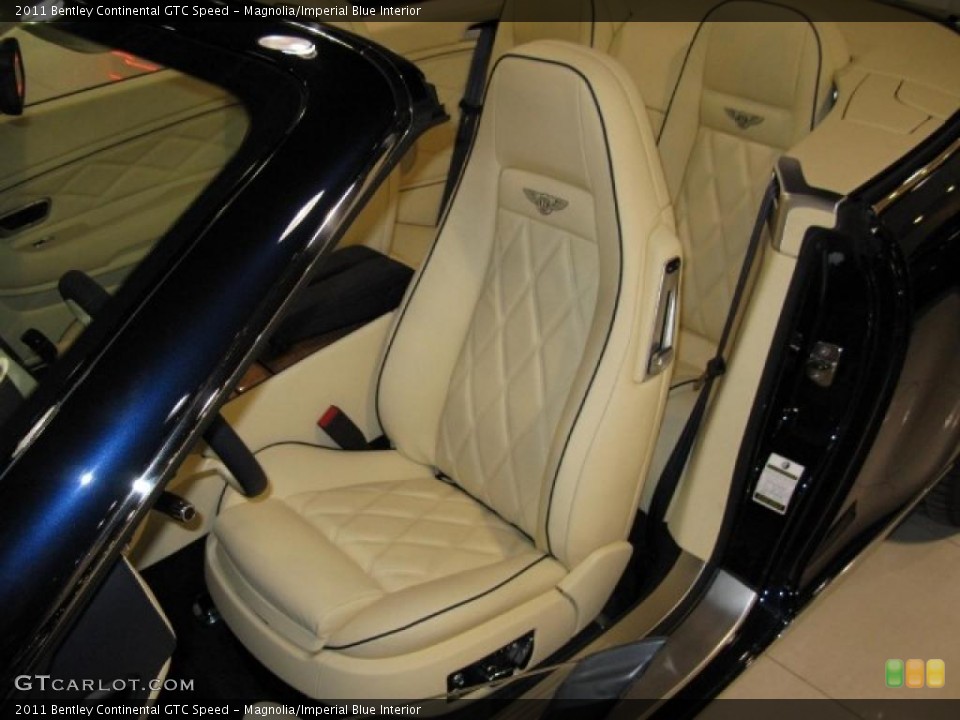 Magnolia/Imperial Blue Interior Photo for the 2011 Bentley Continental GTC Speed #39947238