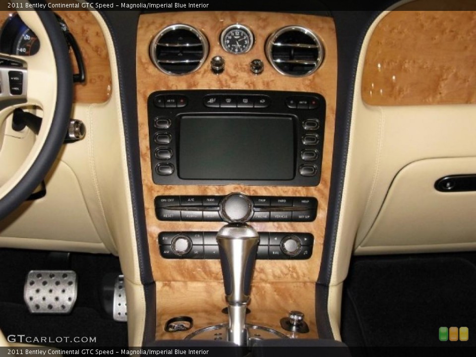 Magnolia/Imperial Blue Interior Controls for the 2011 Bentley Continental GTC Speed #39947326