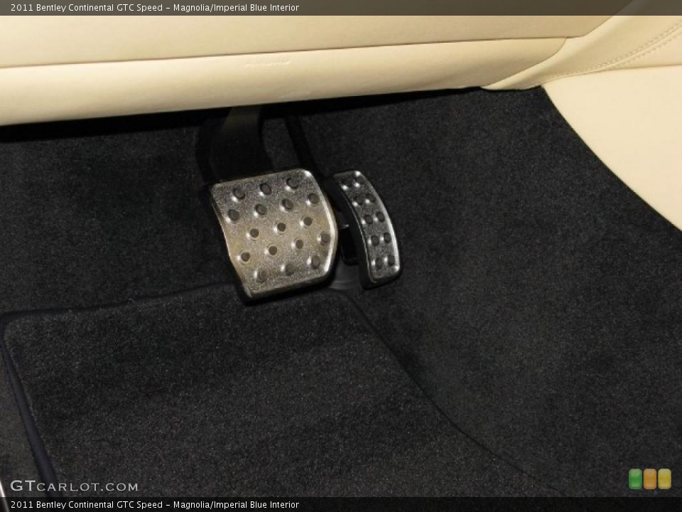 Magnolia/Imperial Blue Interior Controls for the 2011 Bentley Continental GTC Speed #39947422