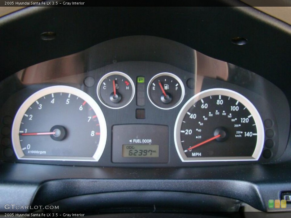 Gray Interior Gauges for the 2005 Hyundai Santa Fe LX 3.5 #39947590