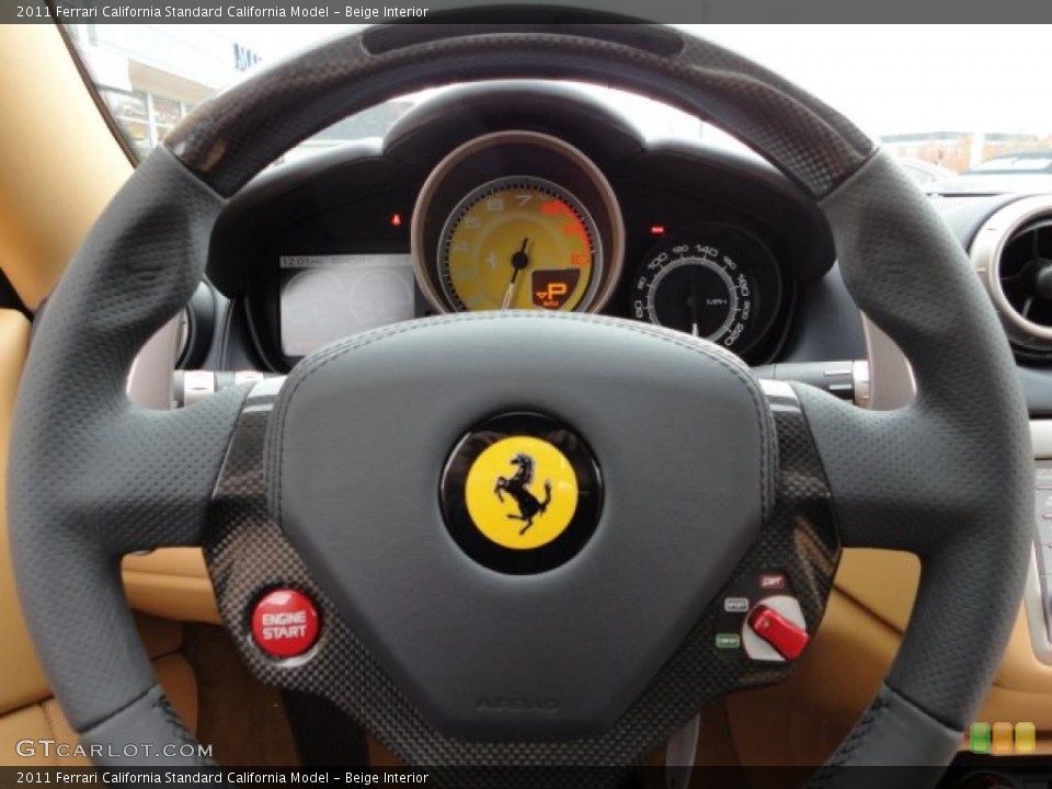 Beige Interior Steering Wheel for the 2011 Ferrari California  #39947918