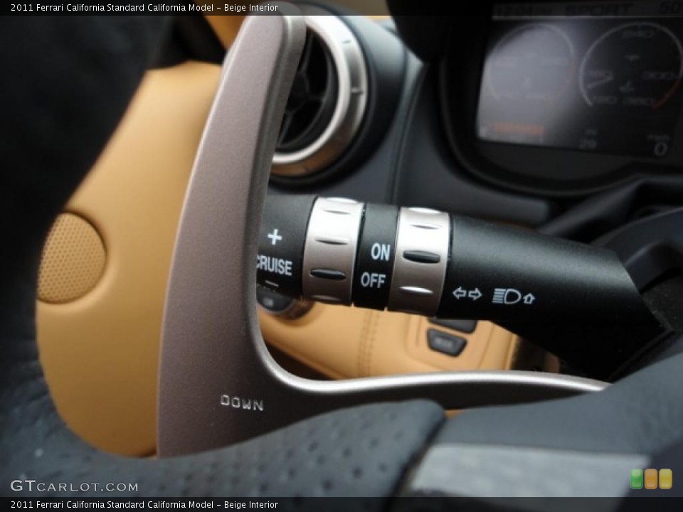 Beige Interior Controls for the 2011 Ferrari California  #39947958