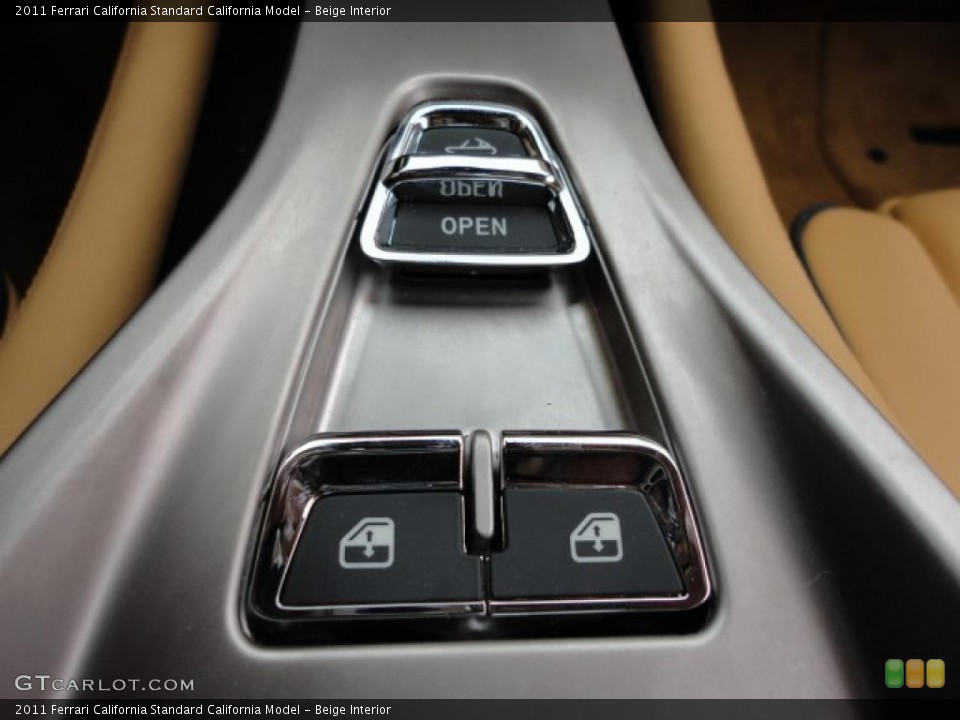 Beige Interior Controls for the 2011 Ferrari California  #39947970