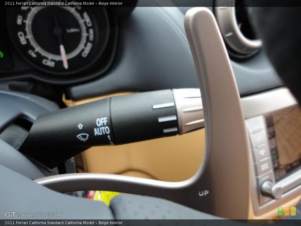 Beige Interior Controls for the 2011 Ferrari California  #39947986