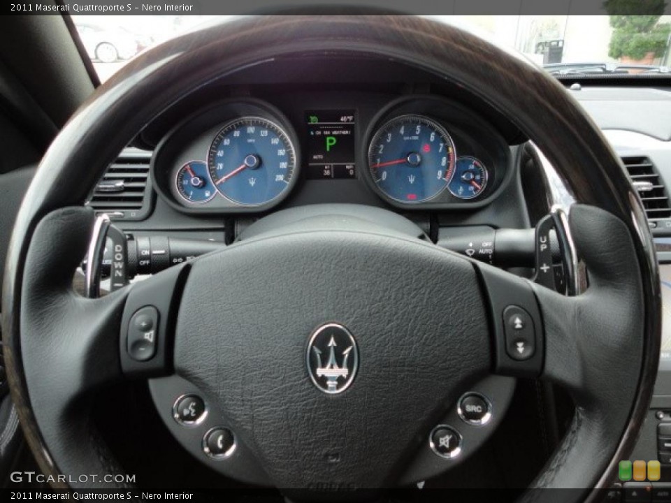 Nero Interior Steering Wheel for the 2011 Maserati Quattroporte S #39949038