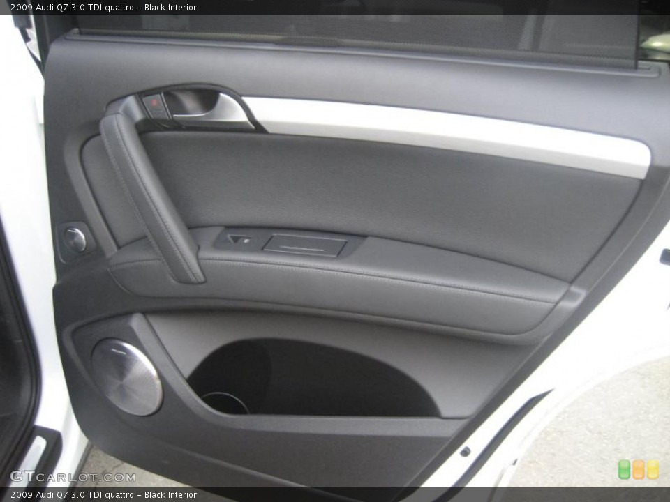 Black Interior Door Panel for the 2009 Audi Q7 3.0 TDI quattro #39949854