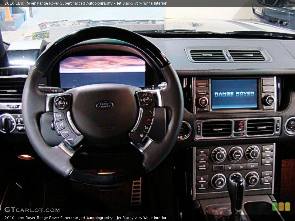 Jet Black/Ivory White Interior Dashboard for the 2010 Land Rover Range Rover Supercharged Autobiography #39950594