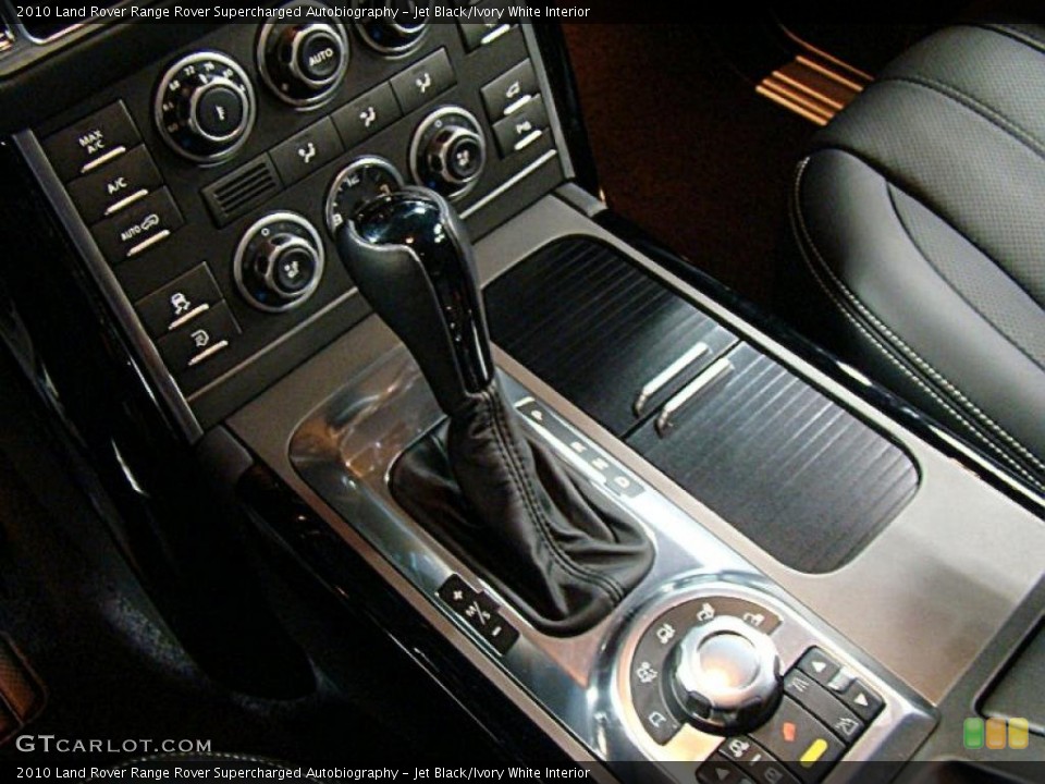 Jet Black/Ivory White Interior Transmission for the 2010 Land Rover Range Rover Supercharged Autobiography #39950694
