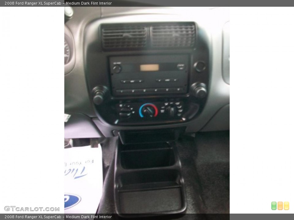 Medium Dark Flint Interior Controls for the 2008 Ford Ranger XL SuperCab #39952358