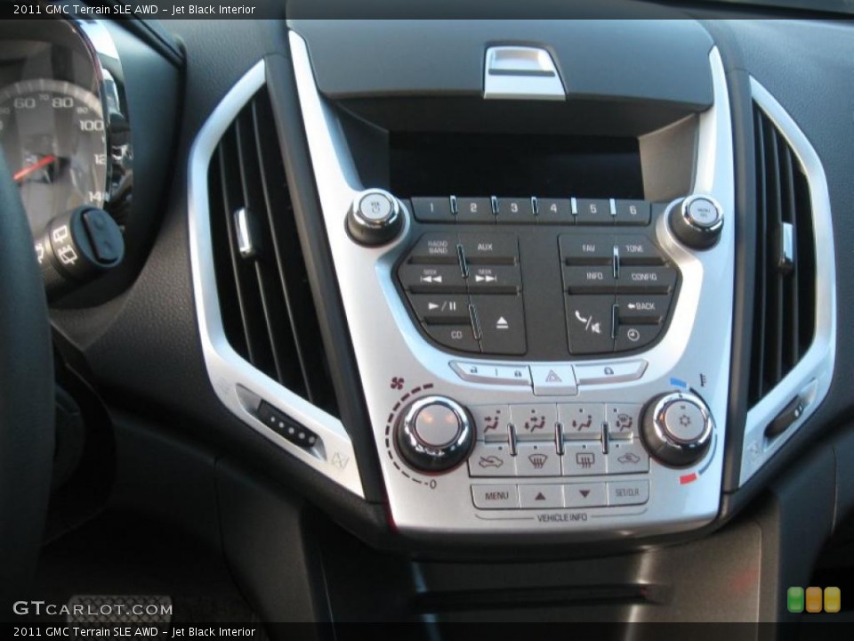 Jet Black Interior Controls for the 2011 GMC Terrain SLE AWD #39952498