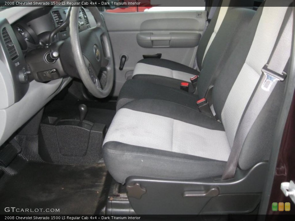 Dark Titanium Interior Photo for the 2008 Chevrolet Silverado 1500 LS Regular Cab 4x4 #39953154