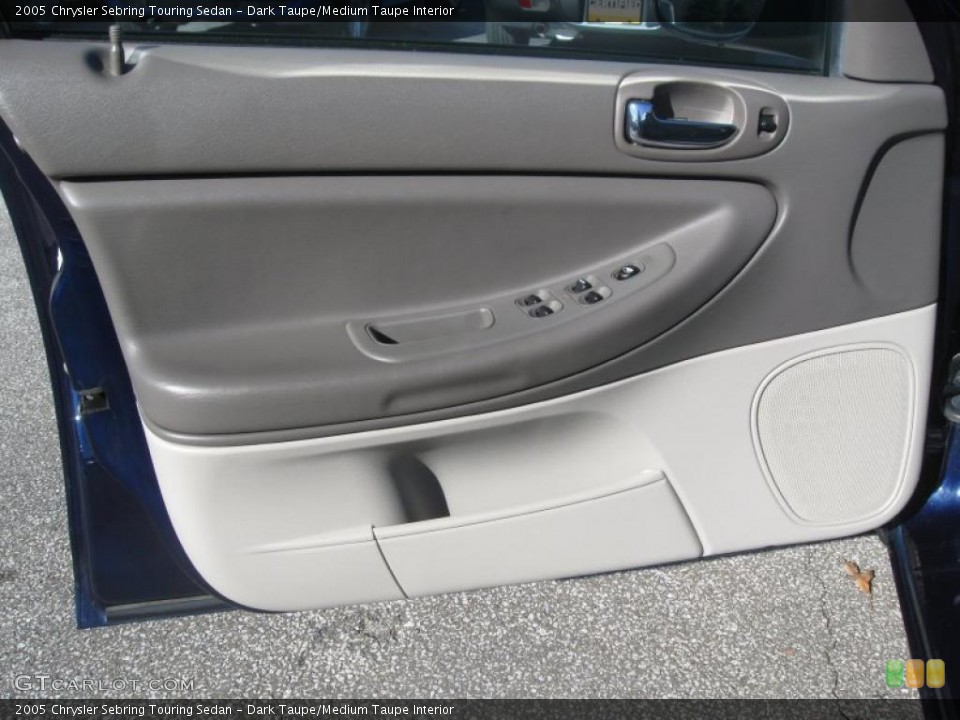 Dark Taupe/Medium Taupe Interior Door Panel for the 2005 Chrysler Sebring Touring Sedan #39953474