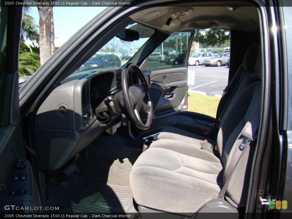Dark Charcoal Interior Prime Interior for the 2005 Chevrolet Silverado 1500 LS Regular Cab #39953498