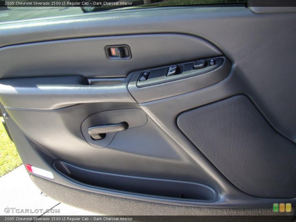 Dark Charcoal Interior Door Panel for the 2005 Chevrolet Silverado 1500 LS Regular Cab #39953634
