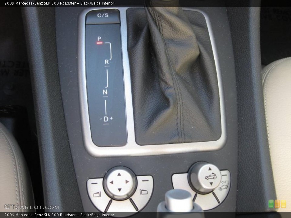 Black/Beige Interior Transmission for the 2009 Mercedes-Benz SLK 300 Roadster #39958114