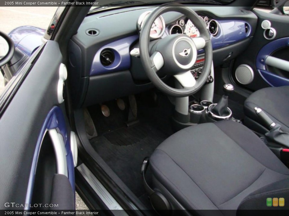 Panther Black Interior Prime Interior for the 2005 Mini Cooper Convertible #39958670