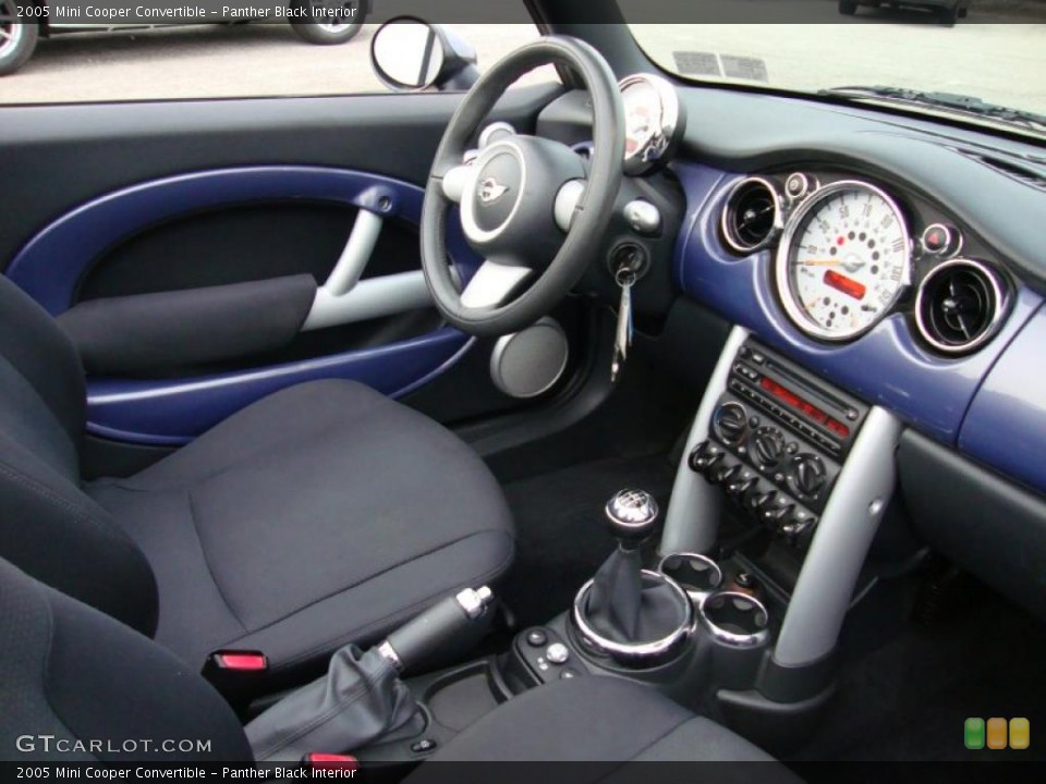 Panther Black Interior Dashboard for the 2005 Mini Cooper Convertible #39958750