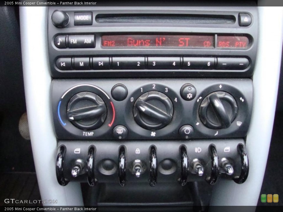Panther Black Interior Controls for the 2005 Mini Cooper Convertible #39959058
