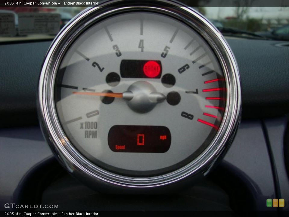 Panther Black Interior Gauges for the 2005 Mini Cooper Convertible #39959108