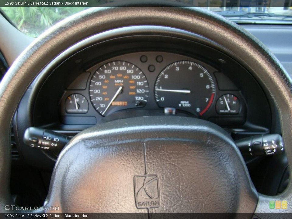 Black Interior Gauges for the 1999 Saturn S Series SL2 Sedan #39961714