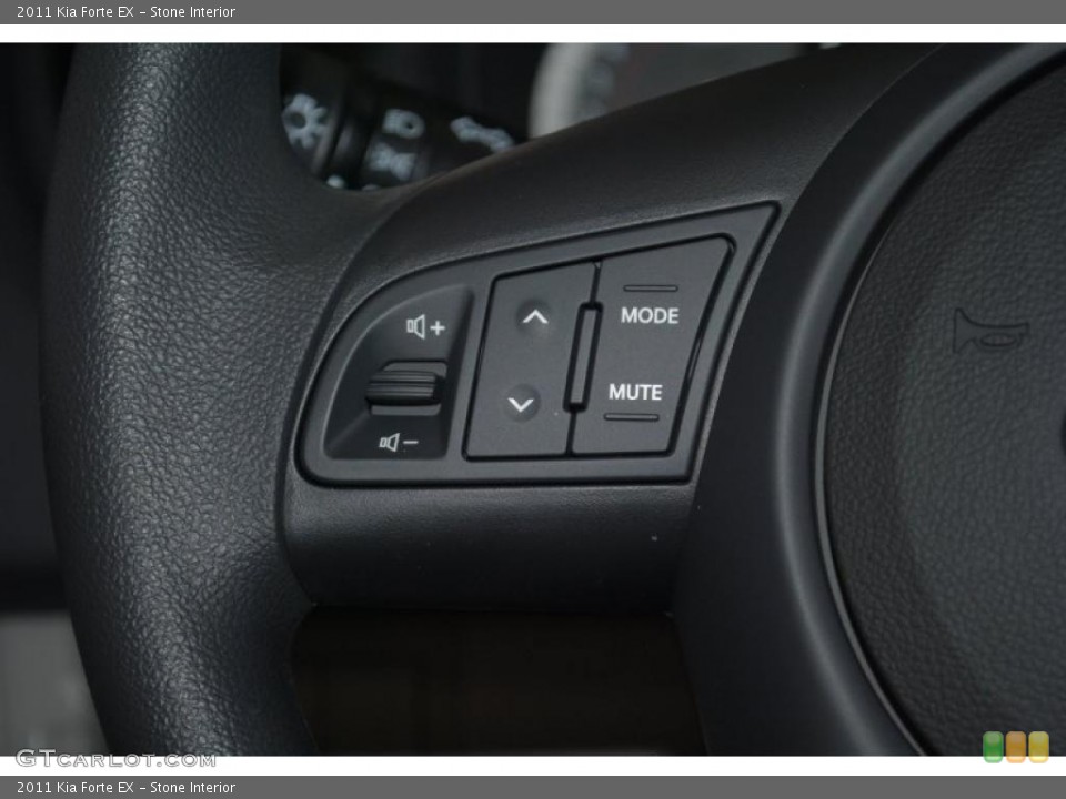 Stone Interior Controls for the 2011 Kia Forte EX #39961778