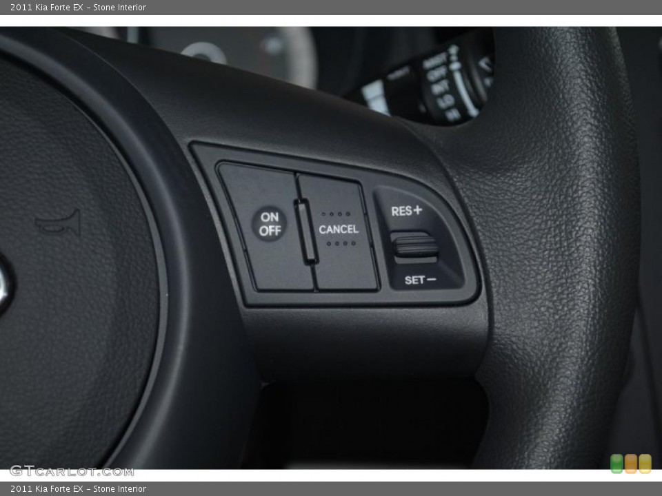Stone Interior Controls for the 2011 Kia Forte EX #39961790