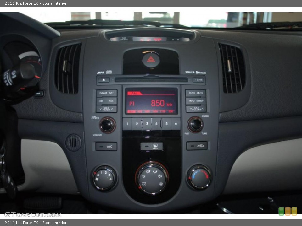 Stone Interior Controls for the 2011 Kia Forte EX #39961870
