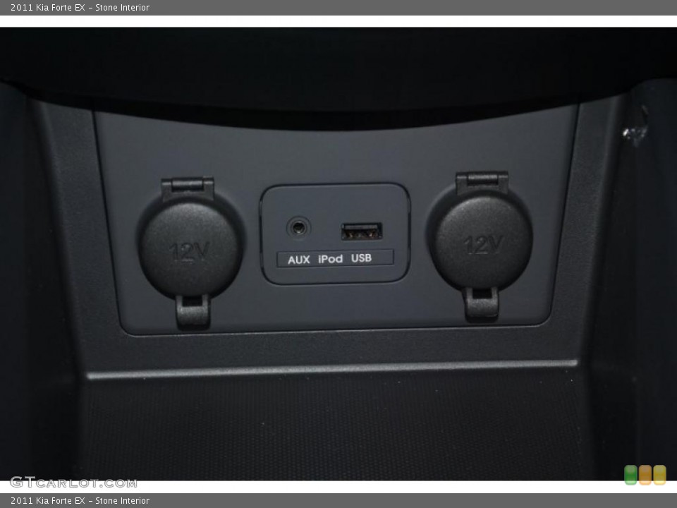 Stone Interior Controls for the 2011 Kia Forte EX #39961932