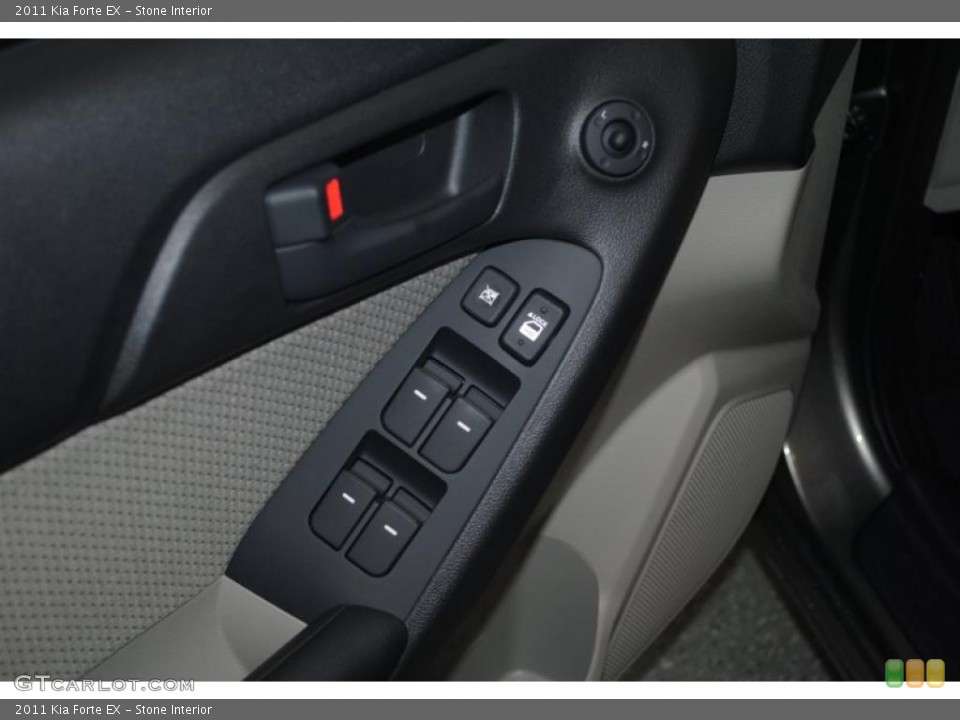 Stone Interior Controls for the 2011 Kia Forte EX #39961986