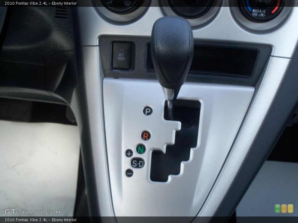 Ebony Interior Transmission for the 2010 Pontiac Vibe 2.4L #39962266