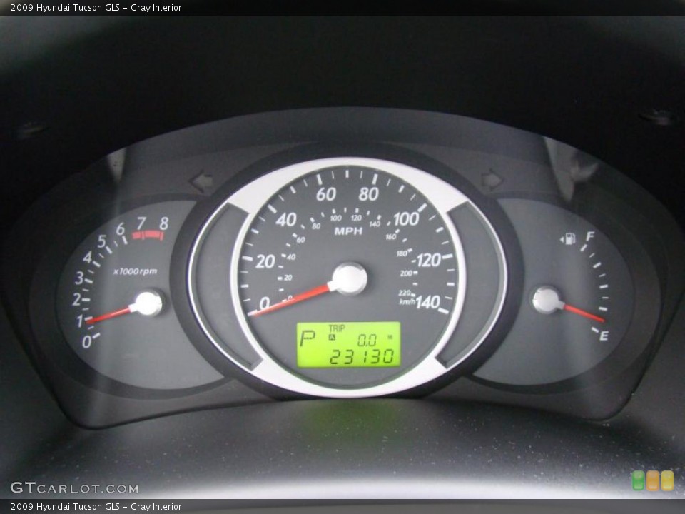 Gray Interior Gauges for the 2009 Hyundai Tucson GLS #39964670
