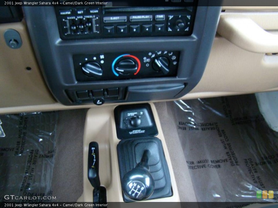 Camel/Dark Green Interior Transmission for the 2001 Jeep Wrangler Sahara 4x4 #39965166