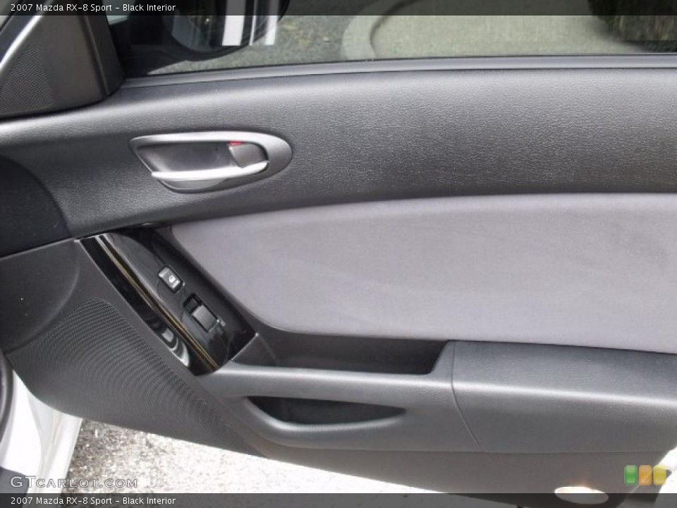 Black Interior Door Panel for the 2007 Mazda RX-8 Sport #39966118
