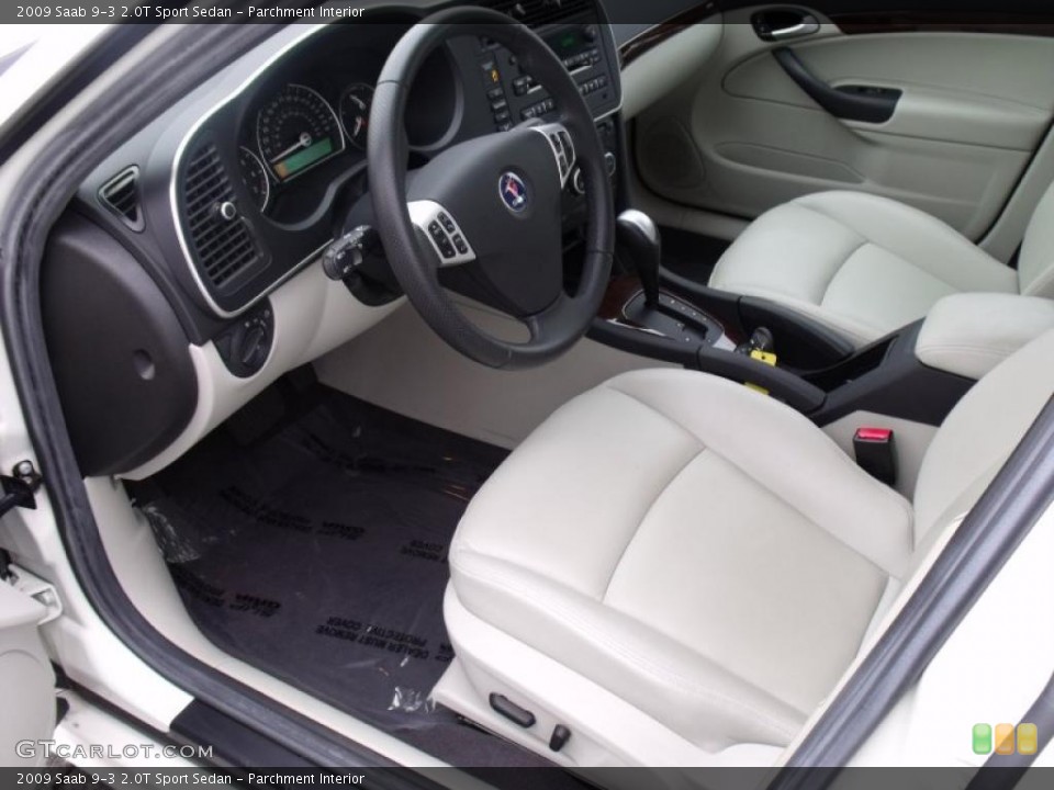Parchment Interior Prime Interior for the 2009 Saab 9-3 2.0T Sport Sedan #39966654