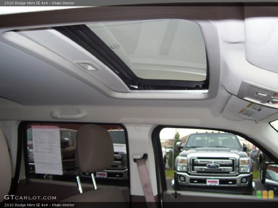 Khaki Interior Sunroof for the 2010 Dodge Nitro SE 4x4 #39966658