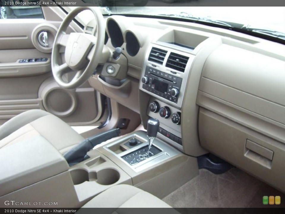 Khaki Interior Dashboard for the 2010 Dodge Nitro SE 4x4 #39966690