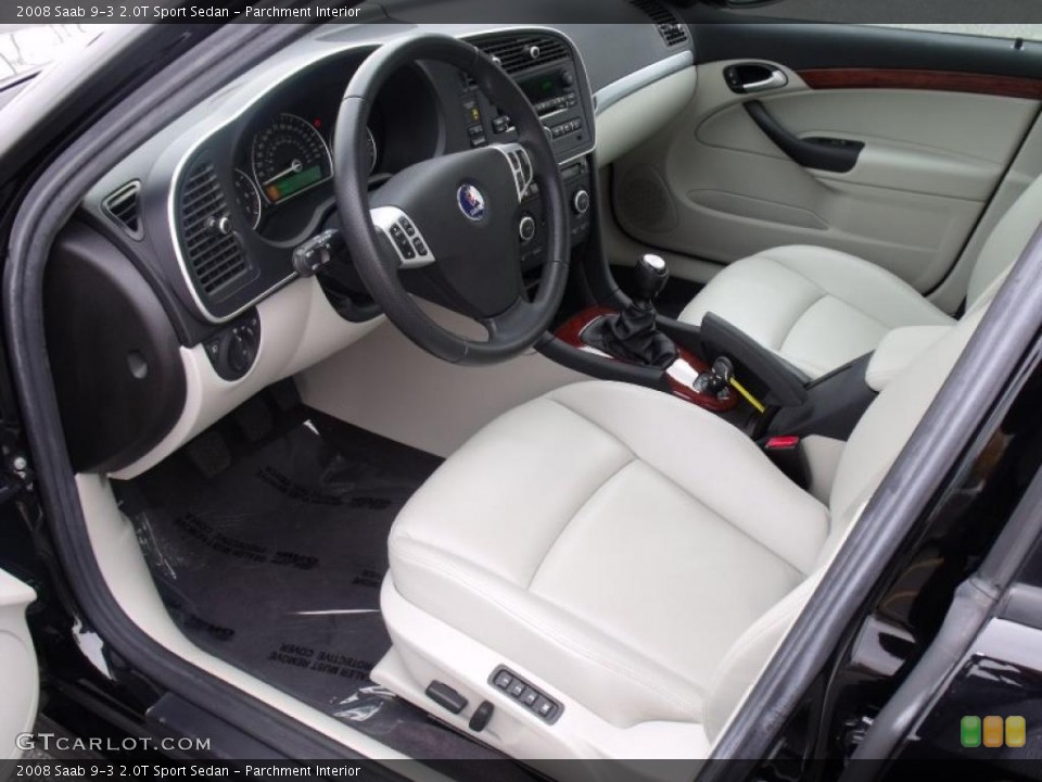 Parchment Interior Prime Interior for the 2008 Saab 9-3 2.0T Sport Sedan #39967532