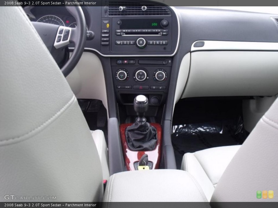 Parchment Interior Controls for the 2008 Saab 9-3 2.0T Sport Sedan #39967548