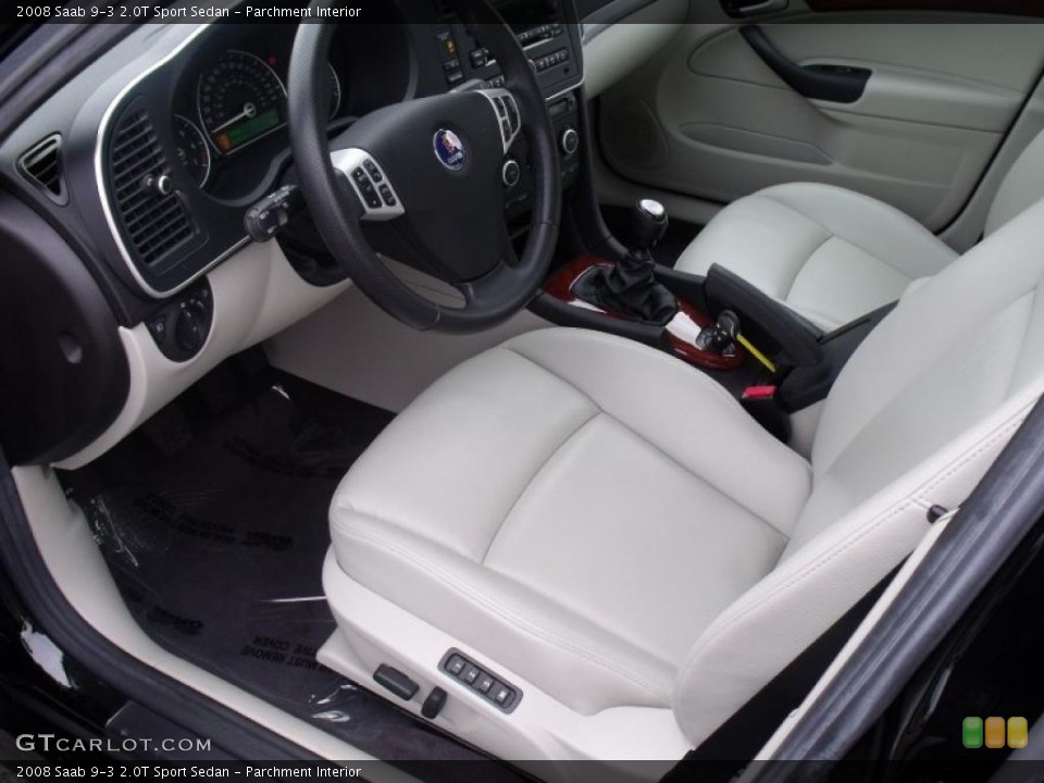 Parchment Interior Photo for the 2008 Saab 9-3 2.0T Sport Sedan #39967580