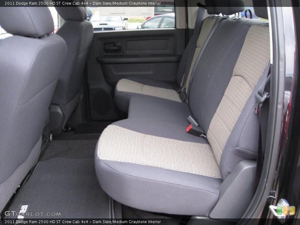 Dark Slate/Medium Graystone Interior Photo for the 2011 Dodge Ram 2500 HD ST Crew Cab 4x4 #39970064